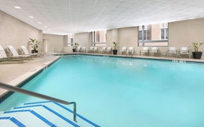 Refreshing indoor pool at The Westin Arlington Gateway.