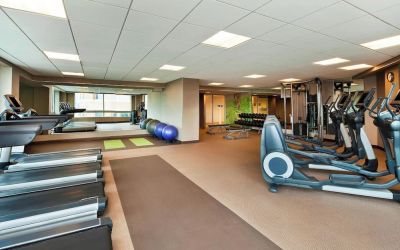 Fitness center at The Westin Arlington Gateway.
