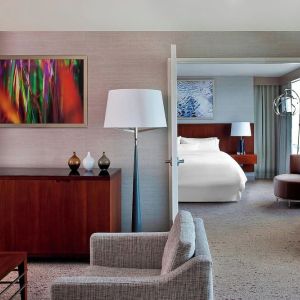 Day use room with living area at The Westin Arlington Gateway.