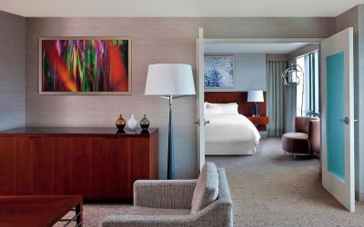 Day use room with living area at The Westin Arlington Gateway.