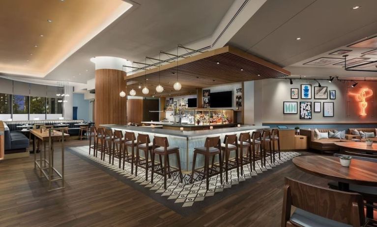 Hotel bar at The Westin Arlington Gateway.