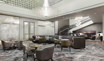 Lounge and coworking space at The Westin New Orleans.