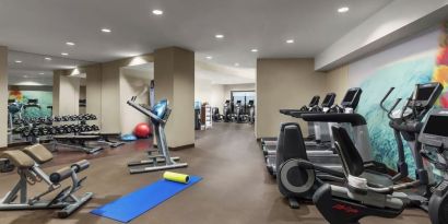Fitness center at The Westin New Orleans.