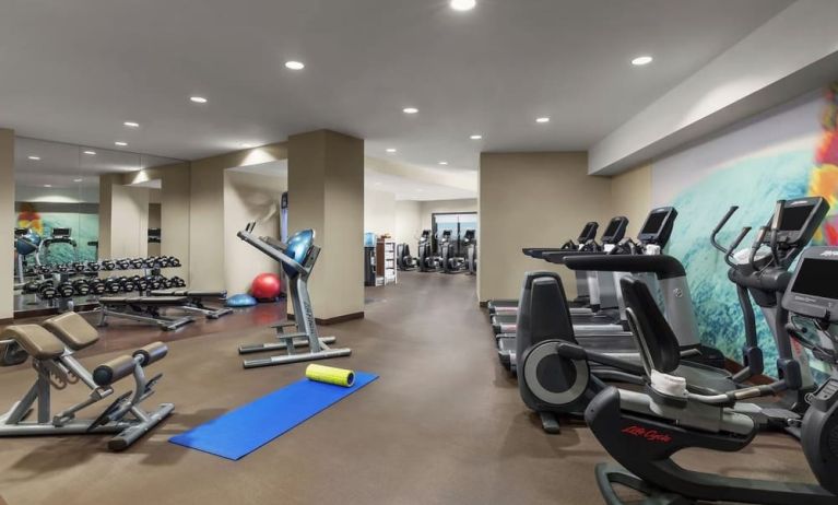 Fitness center at The Westin New Orleans.