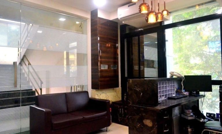 Lobby seating at THE BEST HOTEL MUMBAI.