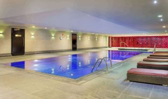 Indoor pool at Hilton London Syon Park.