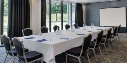 Meeting room at Hilton London Syon Park.