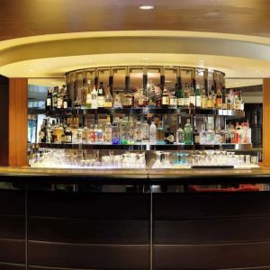 Hotel bar at Hilton London Syon Park.
