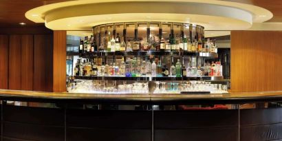 Hotel bar at Hilton London Syon Park.