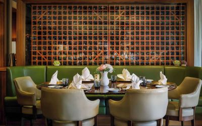 Bar and dining at Hilton London Syon Park.