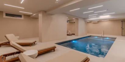 Indoor pool at Terradamari Resort & Spa Marina Di Modica.