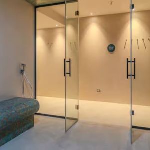 Showers and spa at Terradamari Resort & Spa Marina Di Modica.