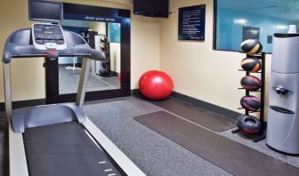 Fitness center at Hampton Inn Columbus-East.