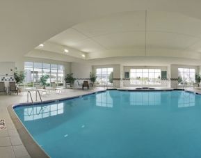 Heated indoor pool at Hilton Garden Inn Milwaukee Northwest Conference Center.