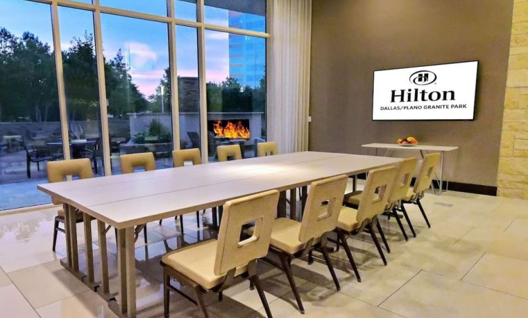 Meeting room at Hilton Dallas/ Plano Granite Park.