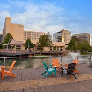 Boardwalk with a great view at Hilton Dallas/ Plano Granite Park.