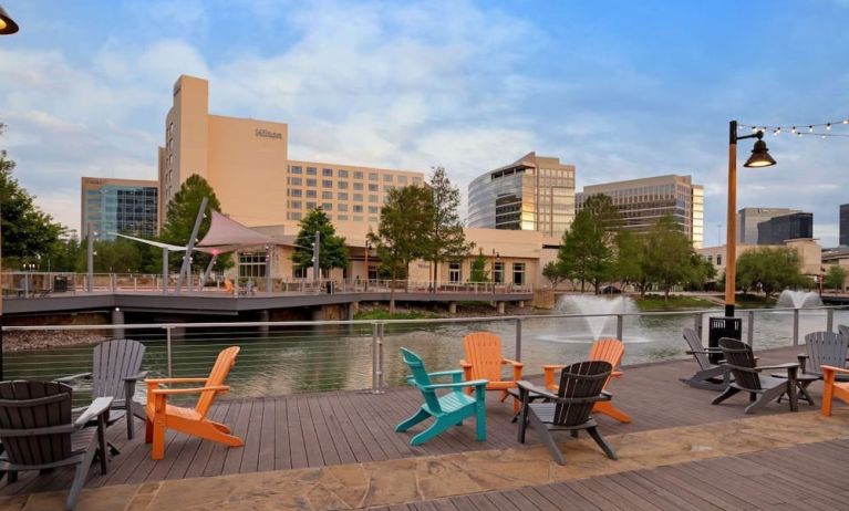 Boardwalk with a great view at Hilton Dallas/ Plano Granite Park.