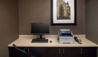 Business center available at Embassy Suites By Hilton St. Louis Downtown.