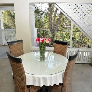 Terrace at Arroyo Vista Inn.