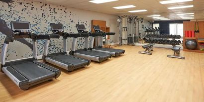 Fitness center at The Chifley Houston, Tapestry Collection By Hilton.
