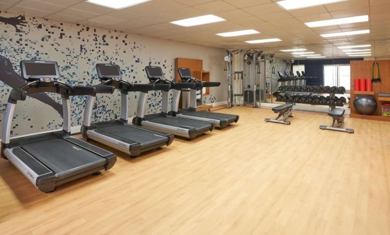 Fitness center at The Chifley Houston, Tapestry Collection By Hilton.