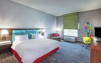 Day use room at Hampton Inn & Suites Houston-Bush Intercontinental Aprt.