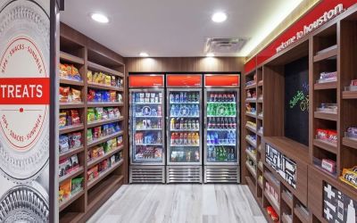 Snack bar at Hampton Inn & Suites Houston-Bush Intercontinental Aprt.