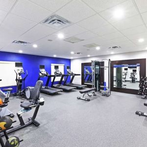 Fitness center at Hampton Inn & Suites Houston-Bush Intercontinental Aprt.