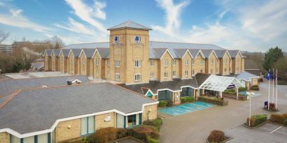 Hotel parking at DoubleTree By Hilton London Elstree.