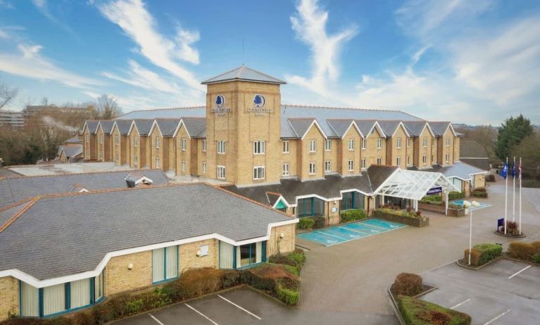 Hotel parking at DoubleTree By Hilton London Elstree.