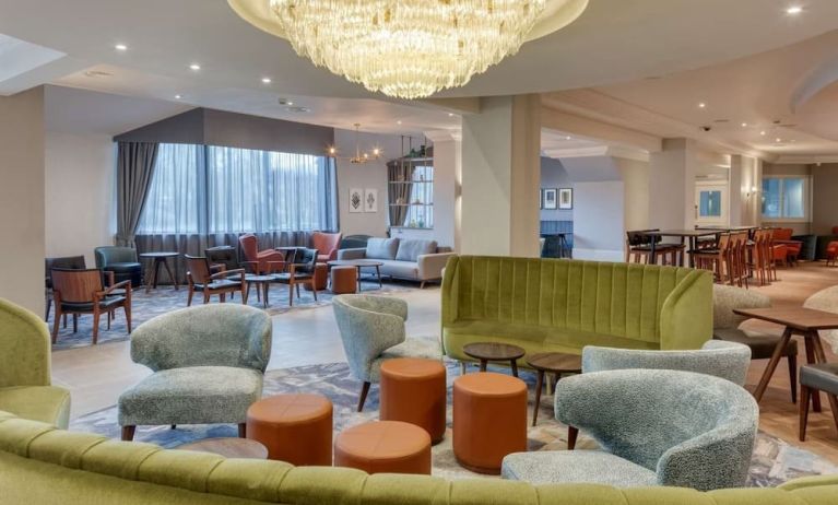 Lobby and lounge at DoubleTree By Hilton London Elstree.