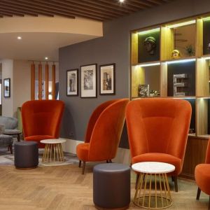 Lobby and lounge at DoubleTree By Hilton London Elstree.