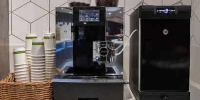 Coffee station at DoubleTree By Hilton London Elstree.
