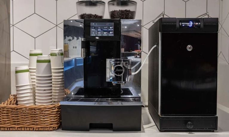 Coffee station at DoubleTree By Hilton London Elstree.