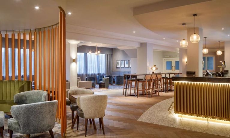 Lobby and lounge at DoubleTree By Hilton London Elstree.