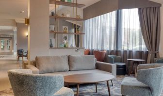 Lobby and lounge at DoubleTree By Hilton London Elstree.