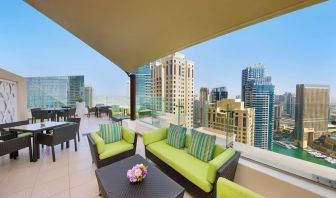Rooftpo terrace at Hilton Dubai The Walk.