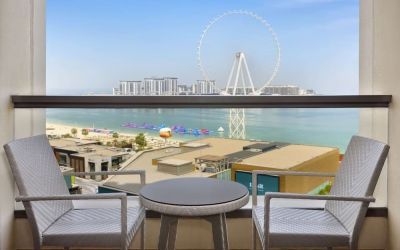 Balcony at Hilton Dubai The Walk.