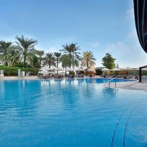 Outdoor pool at Hilton Dubai The Walk.