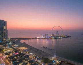 City views at Hilton Dubai The Walk.
