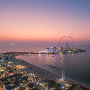 City views at Hilton Dubai The Walk.