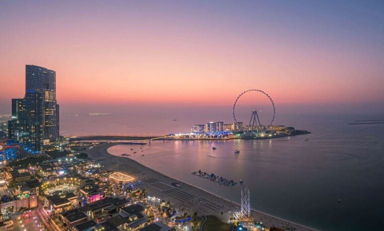 City views at Hilton Dubai The Walk.