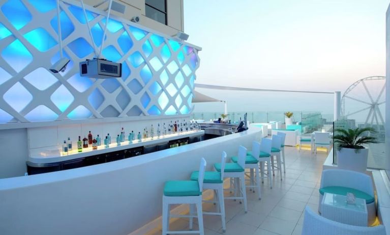 Rooftpo terrace at Hilton Dubai The Walk.