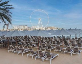 Beach access at Hilton Dubai The Walk.