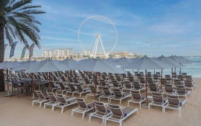 Beach access at Hilton Dubai The Walk.