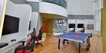 Game room at Hilton Dubai The Walk.