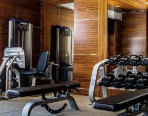 Fitness center at Hilton Dubai The Walk.