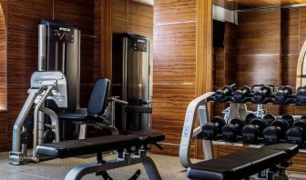 Fitness center at Hilton Dubai The Walk.