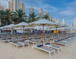 Beach access at Hilton Dubai The Walk.