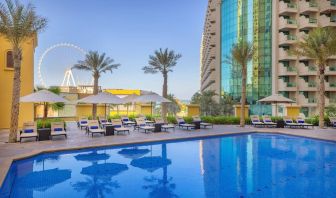 Outdoor pool at Hilton Dubai The Walk.